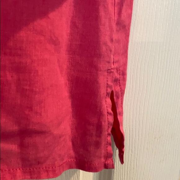 Raphael S pink linen top - Picture 3 of 6